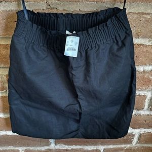 Jcrew black pull on skirt with tags size 10